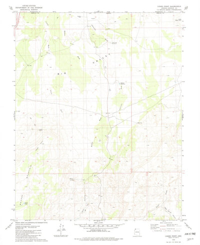 United States Geological Survey Lizard Point, AZ-UT (1979, 24000-Scale) digital map