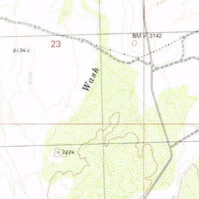 United States Geological Survey Lizard Point, AZ-UT (1979, 24000-Scale) digital map