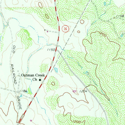 United States Geological Survey Llano South, TX (1960, 24000-Scale) digital map