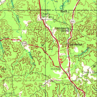 United States Geological Survey Llano, TX (1954, 250000-Scale) digital map