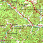 United States Geological Survey Llano, TX (1954, 250000-Scale) digital map