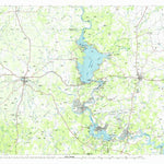 United States Geological Survey Llano, TX (1985, 100000-Scale) digital map