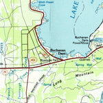 United States Geological Survey Llano, TX (1985, 100000-Scale) digital map