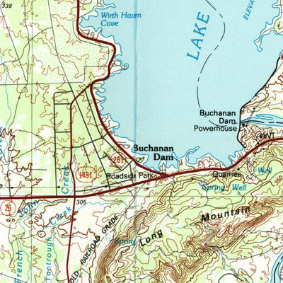 United States Geological Survey Llano, TX (1992, 100000-Scale) digital map