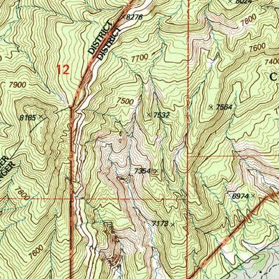 United States Geological Survey Llaves, NM (2002, 24000-Scale) digital map