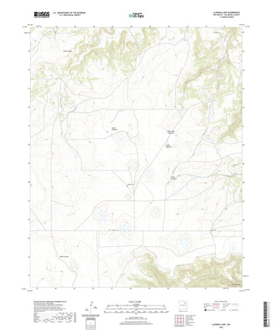 United States Geological Survey Llonidas Lake, NM (2020, 24000-Scale) digital map
