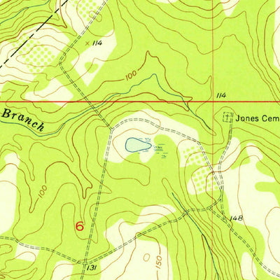 United States Geological Survey Lloyd, FL (1954, 24000-Scale) digital map
