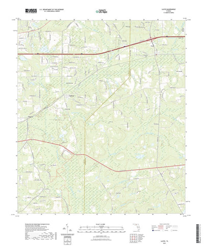 United States Geological Survey Lloyd, FL (2021, 24000-Scale) digital map