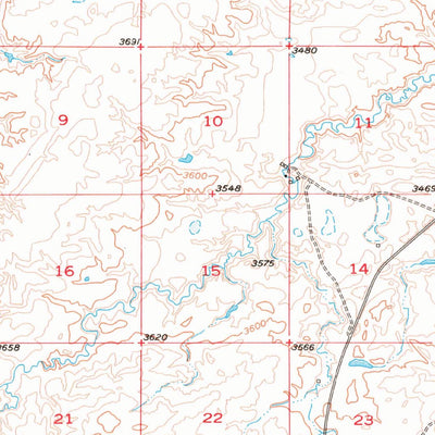 United States Geological Survey Lloyd, MT (1956, 62500-Scale) digital map