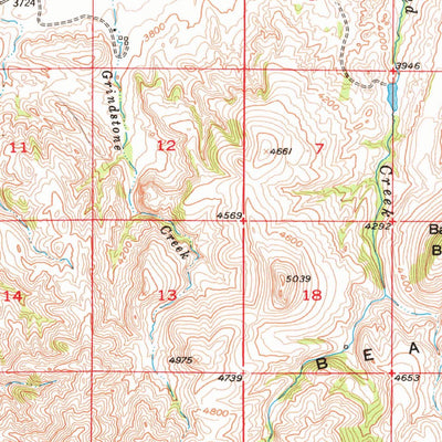 United States Geological Survey Lloyd, MT (1956, 62500-Scale) digital map