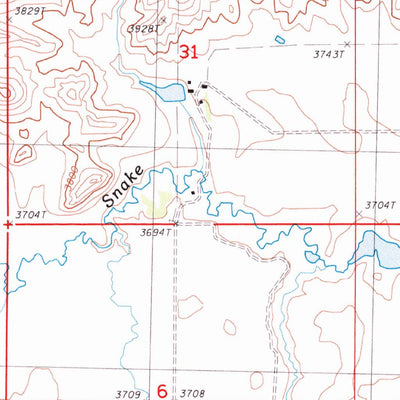 United States Geological Survey Lloyd, MT (1987, 24000-Scale) digital map