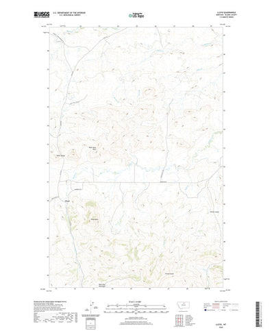 United States Geological Survey Lloyd, MT (2020, 24000-Scale) digital map