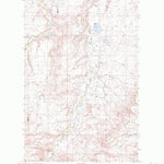 United States Geological Survey Lloyd NW, MT (1987, 24000-Scale) digital map