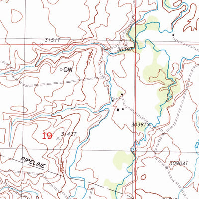 United States Geological Survey Lloyd NW, MT (1987, 24000-Scale) digital map