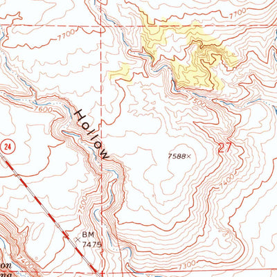 United States Geological Survey Loa, UT (1969, 24000-Scale) digital map