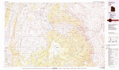 United States Geological Survey Loa, UT (1980, 100000-Scale) digital map