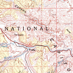 United States Geological Survey Loa, UT (1980, 100000-Scale) digital map