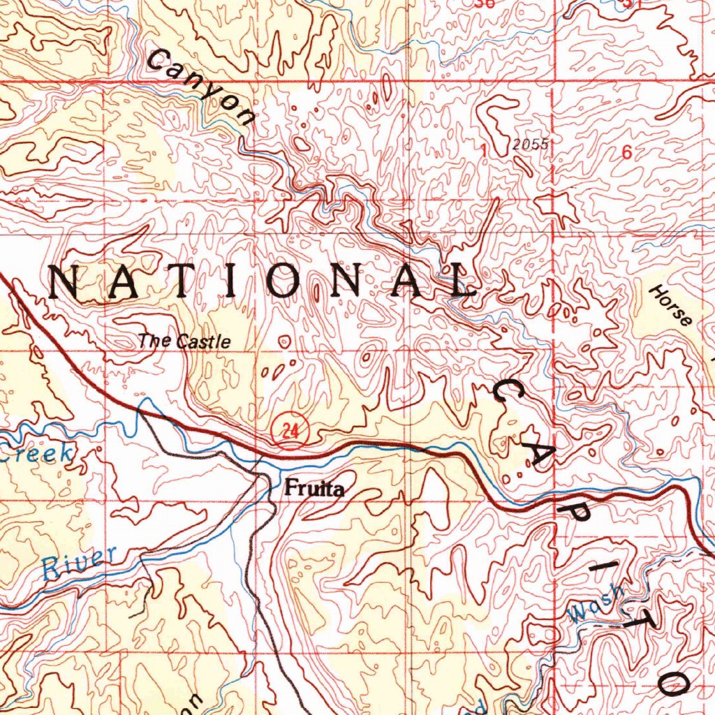 Map Scale Utah Loa, UT (1980, 100000-Scale) Map by United States Geological Survey ...