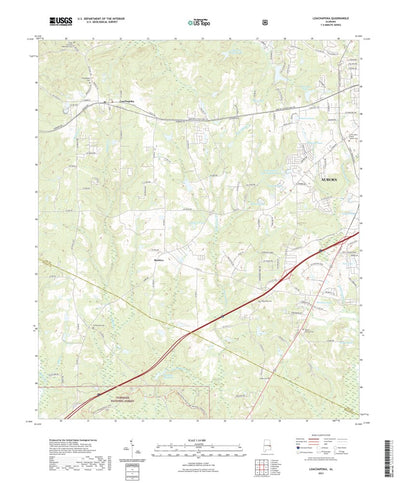 United States Geological Survey Loachapoka, AL (2021, 24000-Scale) digital map