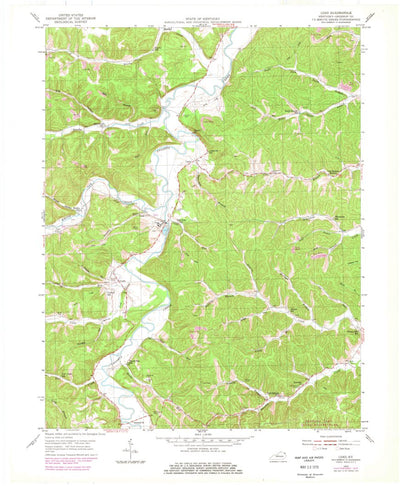 United States Geological Survey Load, KY (1953, 24000-Scale) digital map