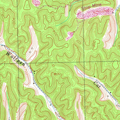 United States Geological Survey Load, KY (1953, 24000-Scale) digital map