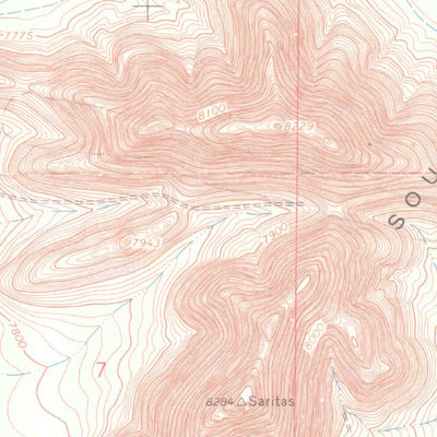 United States Geological Survey Lobatos, CO (1967, 24000-Scale) digital map