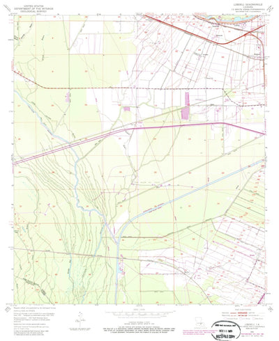 United States Geological Survey Lobdell, LA (1953, 24000-Scale) digital map