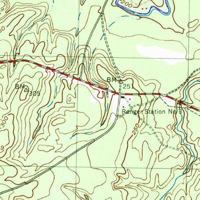 United States Geological Survey Lobelia, NC (1957, 24000-Scale) digital map