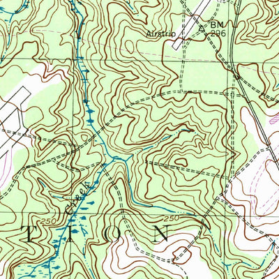 United States Geological Survey Lobelia, NC (1957, 24000-Scale) digital map