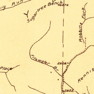United States Geological Survey Lobelia, WV (1923, 48000-Scale) digital map
