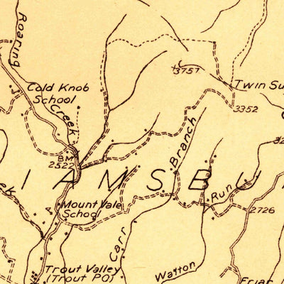 United States Geological Survey Lobelia, WV (1923, 48000-Scale) digital map