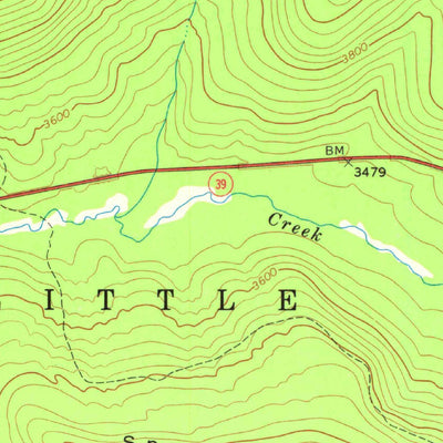 United States Geological Survey Lobelia, WV (1973, 24000-Scale) digital map