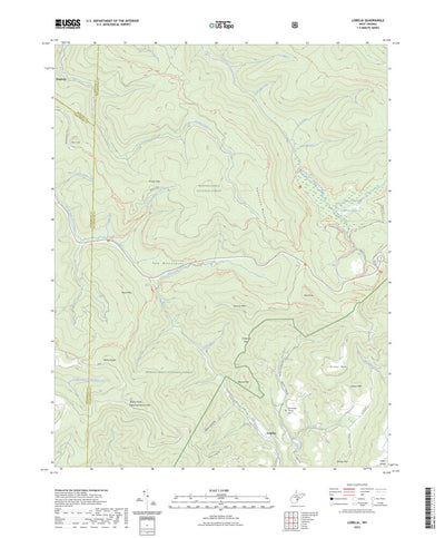 United States Geological Survey Lobelia, WV (2023, 24000-Scale) digital map