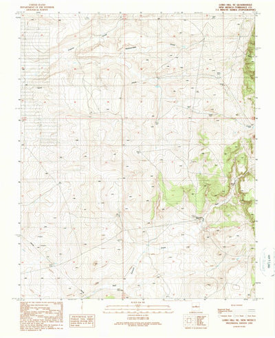 United States Geological Survey Lobo Hill NE, NM (1990, 24000-Scale) digital map