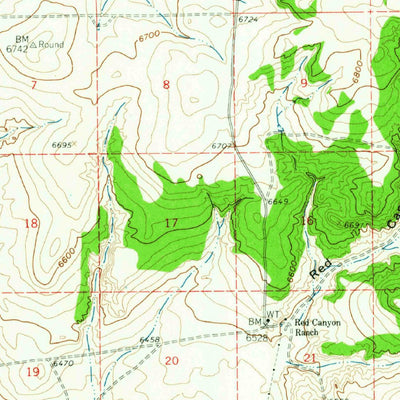 United States Geological Survey Lobo Hill, NM (1960, 62500-Scale) digital map