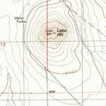 United States Geological Survey Lobo Hill, NM (1990, 24000-Scale) digital map