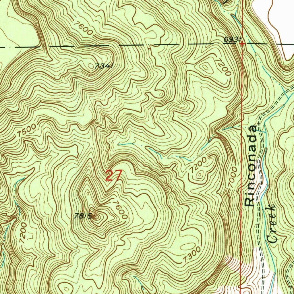 Lobo Springs, NM (1957, 24000-Scale) Map by United States Geological ...
