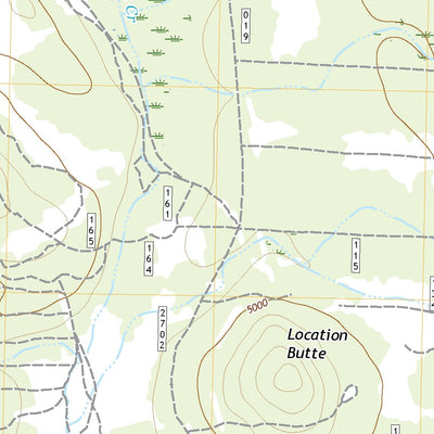 United States Geological Survey Location Butte, OR (2020, 24000-Scale) digital map