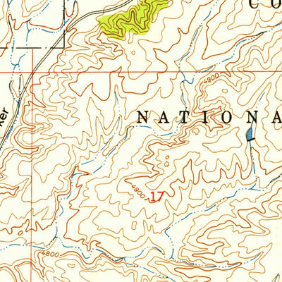 United States Geological Survey Lochiel, AZ (1948, 24000-Scale) digital map