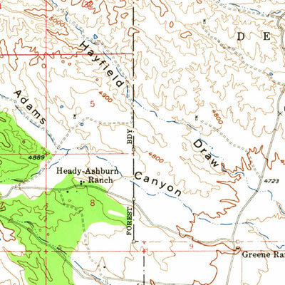 United States Geological Survey Lochiel, AZ (1958, 62500-Scale) digital map