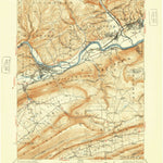 United States Geological Survey Lock Haven, PA (1923, 62500-Scale) digital map