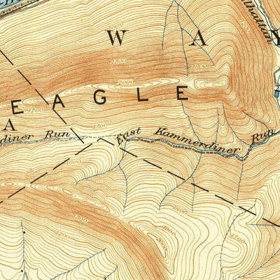 United States Geological Survey Lock Haven, PA (1923, 62500-Scale) digital map
