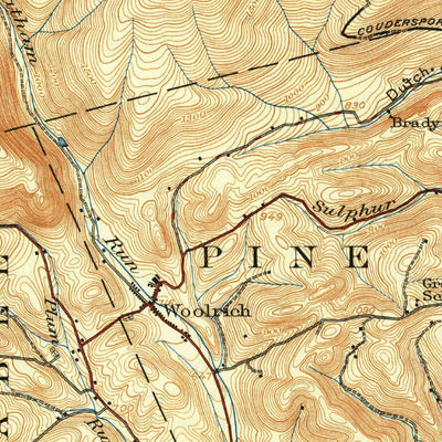 United States Geological Survey Lock Haven, PA (1923, 62500-Scale) digital map