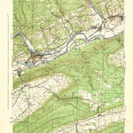 United States Geological Survey Lock Haven, PA (1944, 62500-Scale) digital map