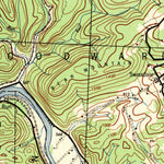 United States Geological Survey Lock Haven, PA (1944, 62500-Scale) digital map