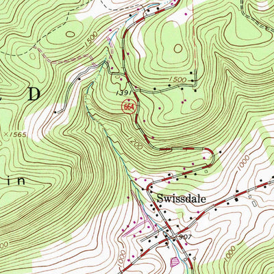 United States Geological Survey Lock Haven, PA (1965, 24000-Scale) digital map