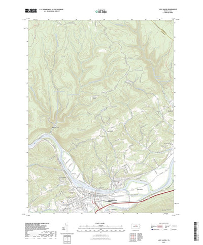 United States Geological Survey Lock Haven, PA (2023, 24000-Scale) digital map