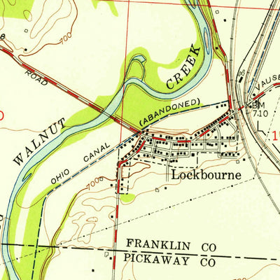 United States Geological Survey Lockbourne, OH (1955, 24000-Scale) digital map