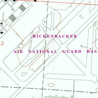 United States Geological Survey Lockbourne, OH (1964, 24000-Scale) digital map