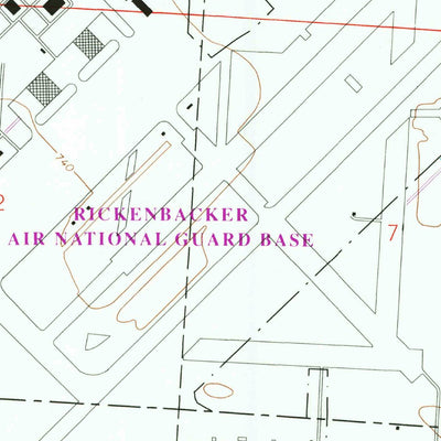 United States Geological Survey Lockbourne, OH (1992, 24000-Scale) digital map